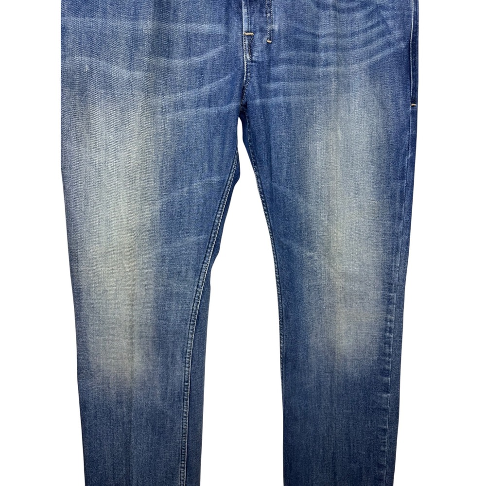 Diesel Zatiny 008AT Mens Bootcut Jeans Blue Wash 36x32 Made in Italy Button Fly - Picture 3 of 10
